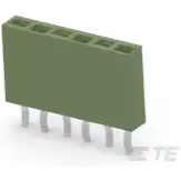 TE Connectivity-215299-6 Connector Headers and PCB Receptacles Conn Socket Strip SKT 6 POS 2.54mm Solder ST Thru-Hole Carton