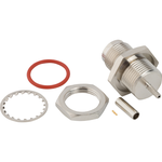 RF Connector TNC Straight Crimp Jack RG-178 Bulkhead Front Mount 50 Ohm IP67