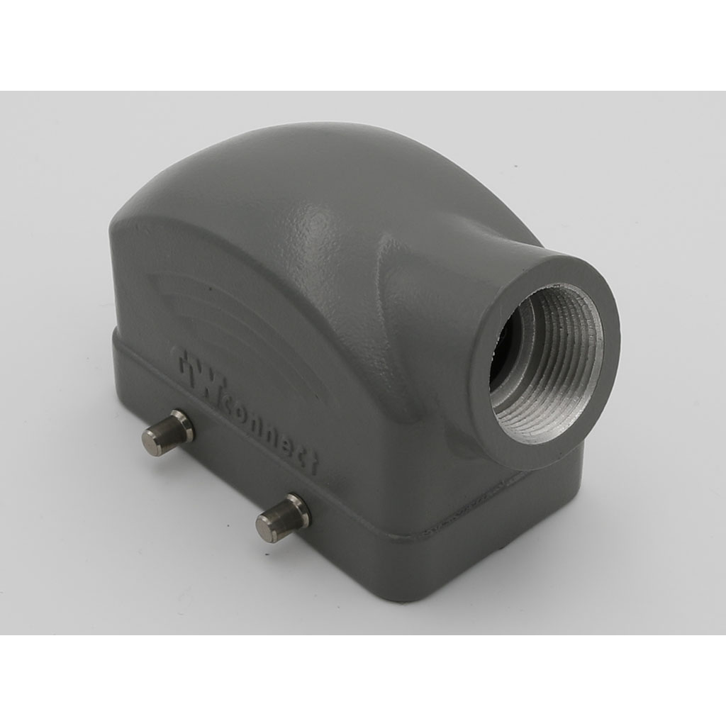 Molex-936011769 Schrumpfbalgenadapter Hood 90° 10 Shell Size Polyester Powder Die Cast Aluminum GWconnect®