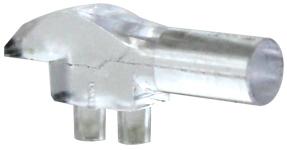 Visual Communications-7513D2-L LED-Lichtleiter LED Light Pipe Right Angle Rigid Bag