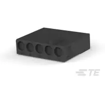 TE Connectivity-2-480390-1 Custodia filo connettore dedicato Conn Housing PL 5 POS 5.08mm Crimp ST Cable Mount Black Package