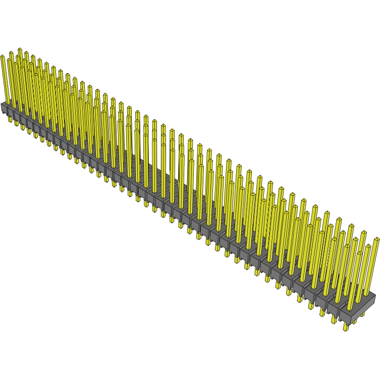 Samtec-TSW-140-15-G-T Connector Headers and PCB Receptacles Conn Unshrouded Header HDR 120 POS 2.54mm Solder ST Top Entry Thru-Hole Bulk