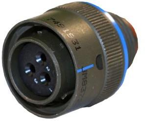 Deutsch Group-M83723/76W14047-USSB3 Steckverbinder, rund Conn Circular PIN 5 POS Crimp ST Cable Mount 5 Terminal 1 Port