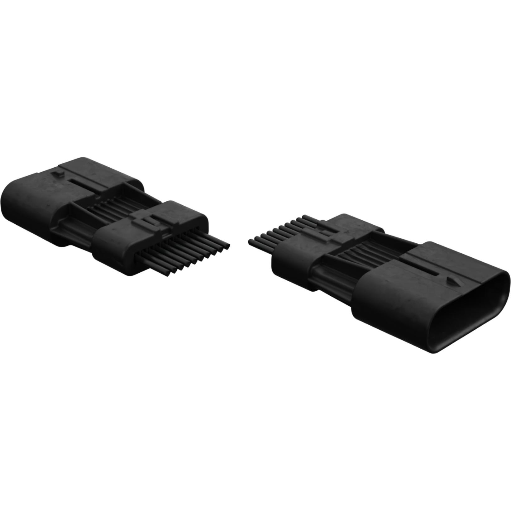 Molex-451461003 Cable Assembly AC Power Cable Assembly AC Power 0.3m Squba to Squba 10 to 10 POS M-M Crimp-Crimp 22AWG