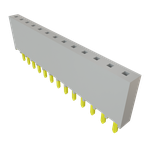Conn Socket Strip SKT 13 POS 2.54mm Solder ST Top Entry Thru-Hole Bulk