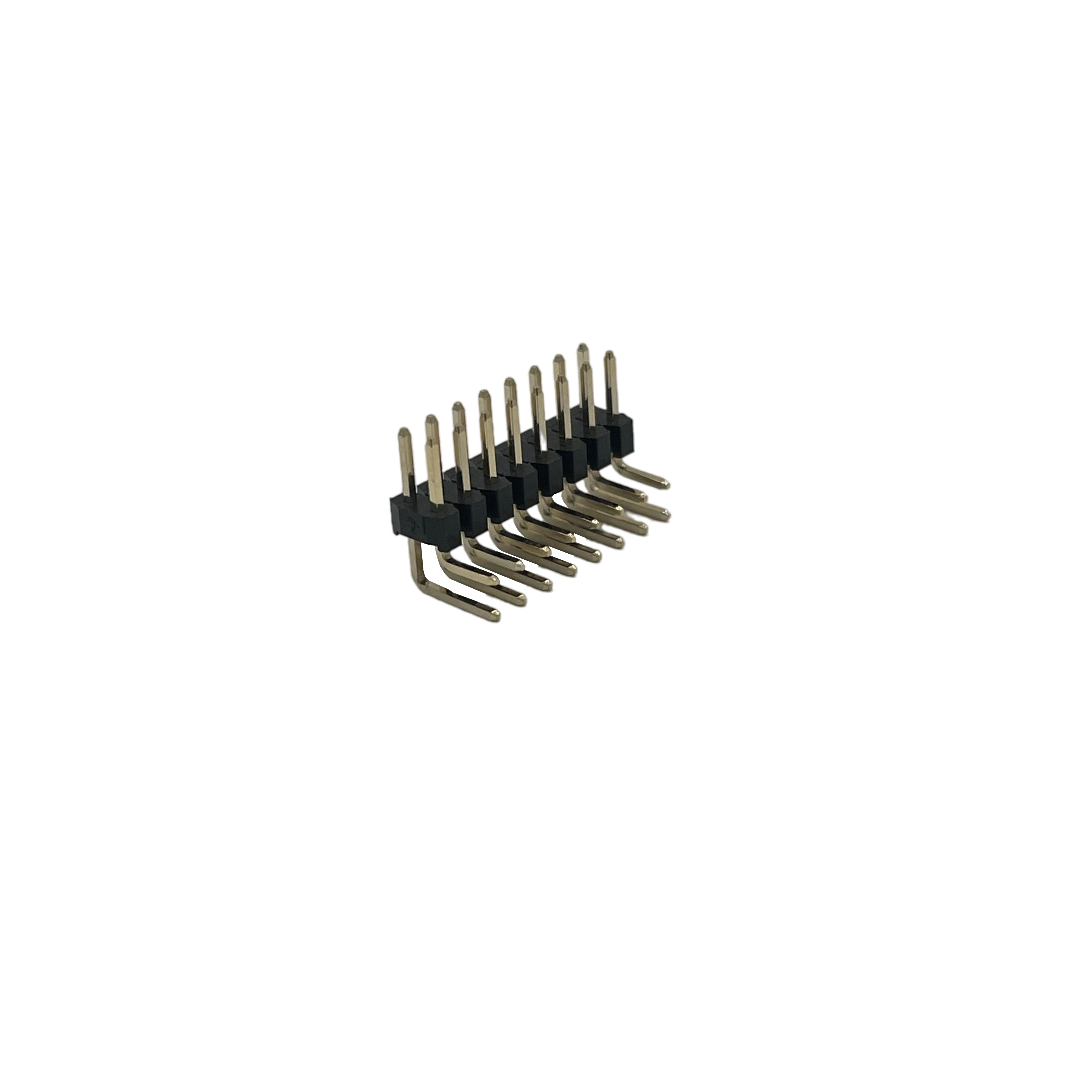 ADAM TECH-2PH2R-02-UA Piastre connettori e prese PCB Conn Unshrouded Header HDR 2 POS 2mm Solder RA Side Entry Thru-Hole
