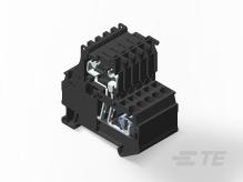 TE Connectivity-2271592-1 连接器接线板 Conn Terminal Block F 2 POS 12.2mm Spring Clamp DIN Rail 65A/Contact