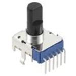 ALPS ALPINE CO., LTD-RK12L1230C0K Widerstandstrimmern, Potenziometern und Regelwiderstande Res POT 50K Ohm 20% 1(Mech)Turn 6mm (13 X 15.5 X 23.5mm) Pin Bracket Mount/Through Hole Tray