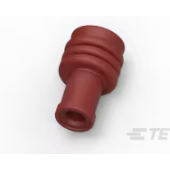 TE Connectivity-1393457-4 Accesorios del conector Connector Accessories Wire Seal Straight Brown Box/Carton