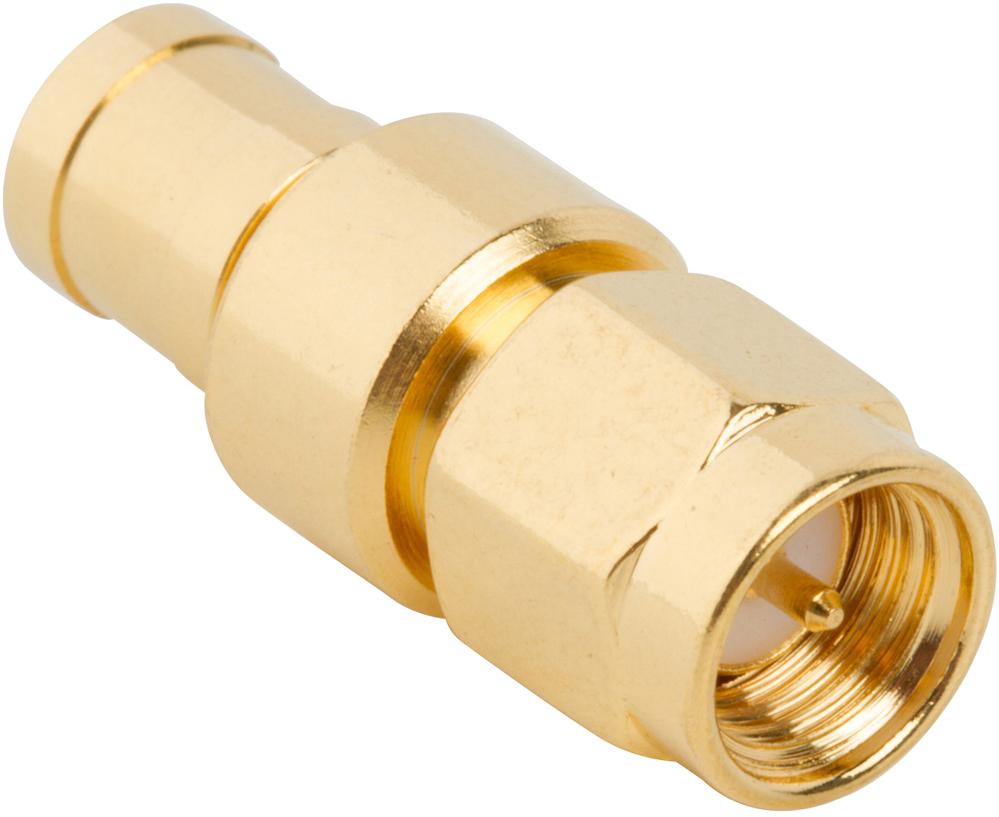 Amphenol RF-242146 射频连接器 Conn SMA-SMB Adapter 0Hz to 4GHz 50Ohm ST PL/PL Gold