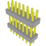 Conn Board Stacker HDR 14 POS 2mm Solder ST Thru-Hole Bulk