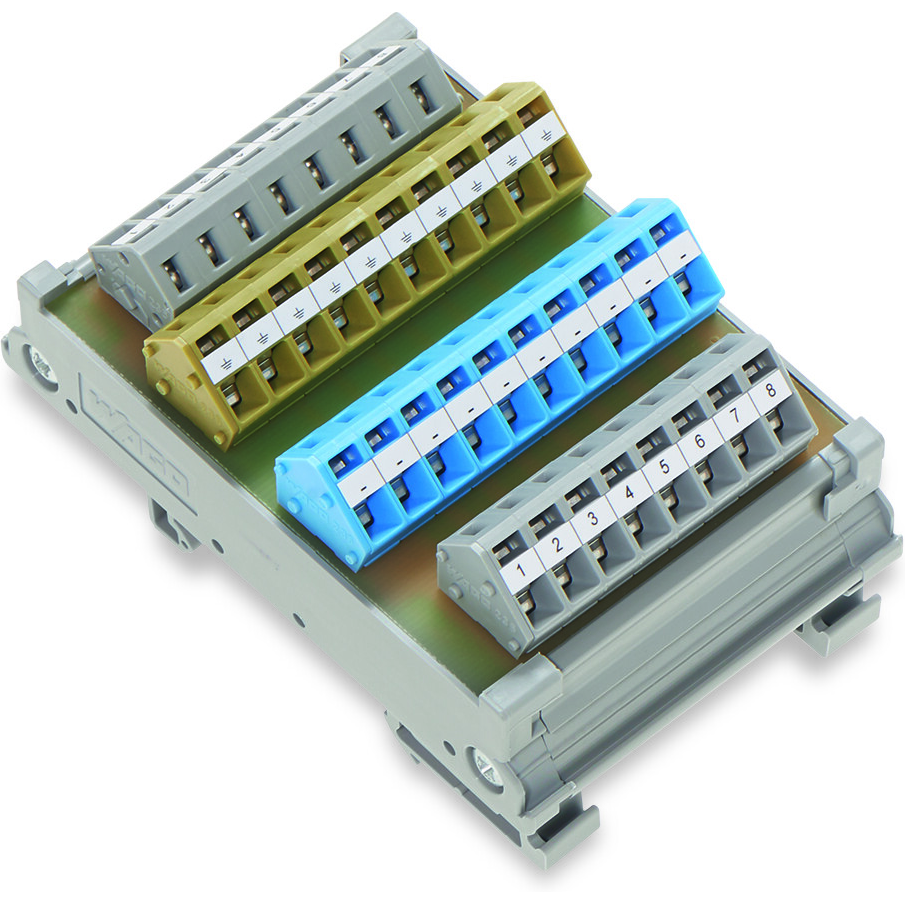 WAGO-289-671 Schnittstellenmodule Connection module for 8 actuators with ground contact
