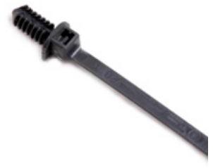 HellermannTyton-T50RTM25E8HM4 Cable Accessories Cable Ties, Mounting Hole Polyamide 6/6 Gray 50.8mm 222N Bag