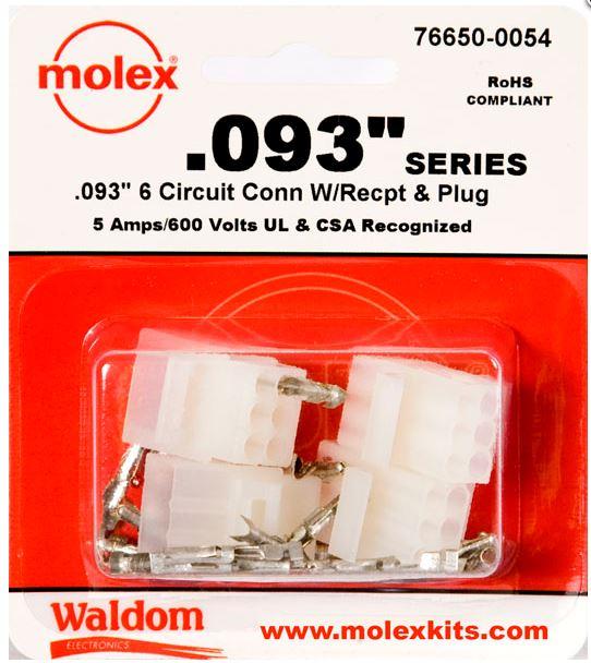 Molex-1261PRT Komponentensätze Wire-to-Wire Power Connectors Kit