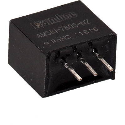 Aimtec-AMSRI-7805-NZ Convertisseur CC en CC et module de régulateur de commutation Module DC-DC 12V/24VIN 2-OUT -5V/5V -0.3A/0.5A 7.5W 3-Pin SIP Module