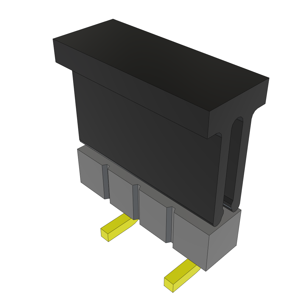 Samtec-TSM-104-01-LM-SV-P-TR Cabezales del conector y receptáculos PCB Conn Unshrouded Header HDR 4 POS 2.54mm Solder ST Top Entry SMD T/R