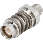 Amphenol SV Microwave-SF1122-6101 RF-Steckverbinder Conn SMA-BZ Adapter 0Hz to 12GHz 50Ohm ST Panel Mount F/M Gold Over Nickel Tray