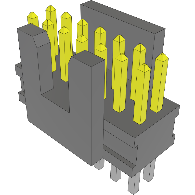 Samtec-FTSH-107-01-L-D-K Steckverbinderleisten und Leiterplattenbuchsen Conn Unshrouded Header HDR 14 POS 1.27mm Solder ST Top Entry Thru-Hole Tube