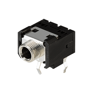 Same Sky (formerly CUI Devices)-SJ1-3543 音频及视频连接器 Conn 3.5MM Stereo Jack F 3 POS RA Thru-Hole 3 Terminal 1 Port