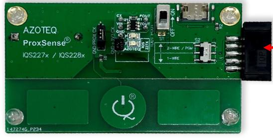Azoteq Corporation-IQS227/8BEV02-S Kit e schede di sviluppo sensori IQS227B/IQS228B Proximity Evaluation Kit