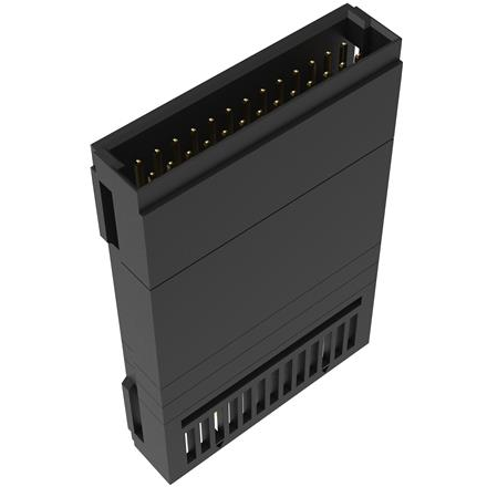 HARTING-15160262060041 Steckverbinderleisten und Leiterplattenbuchsen Conn Shrouded Header (4 Sides) Adapter M/M 26/26 POS 1.27mm ST Tray