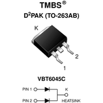 Diode Schottky 45V 60A 3-Pin(2+Tab) TO-263AB Tube