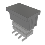 Conn Board Stacker HDR 8 POS 2mm Solder ST Top Entry SMD Tube