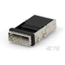 TE Connectivity-2291931-1 电话及电信连接器 Conn CDFP RCP 60 POS 0.75mm Press Fit RA Thru-Hole 60 Terminal 1 Port Box/Tray