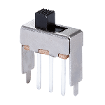 Switch Slide ON ON SPDT Raised Slide 0.3A 50VDC 10000Cycles PC Pins Thru-Hole