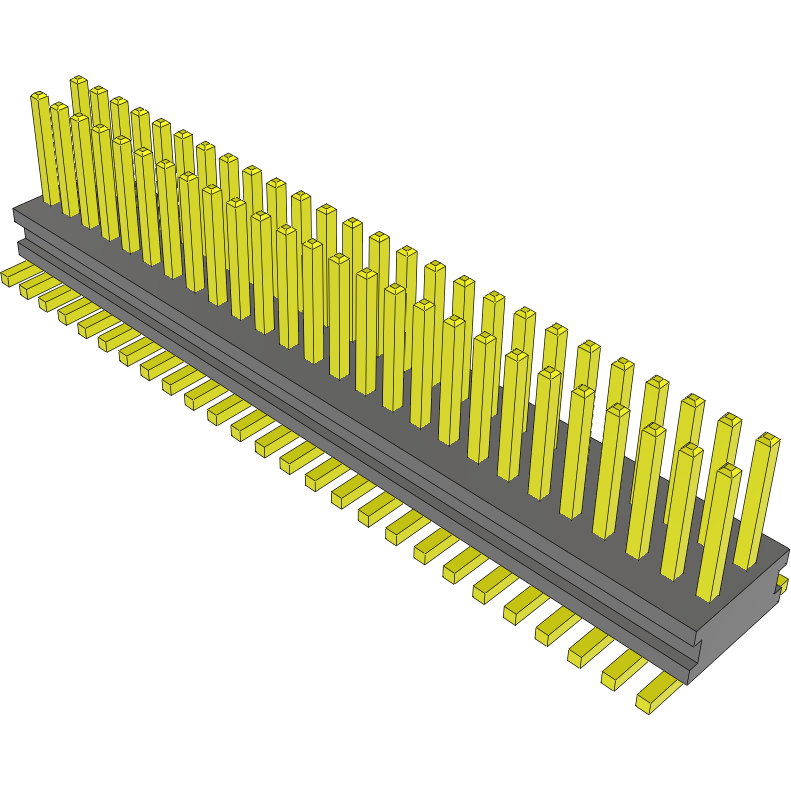 Samtec-FTE-126-03-G-DV Embases de raccordement et réceptacles PCB Conn Unshrouded Header HDR 52 POS 0.8mm Solder ST SMD Tube
