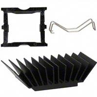 Advanced Thermal Solutions-ATS-59002-C1-R0 散热器 Heat Sink Passive Angle Clip Aluminum 6.5°C/W Black Anodized