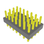 Conn Unshrouded Header HDR 28 POS 2mm Solder ST Top Entry Thru-Hole Bulk