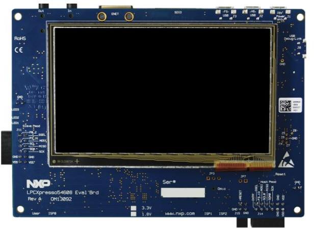 NXP Semiconductors-OM13092UL Eingebettete Systementwicklungsboards und -kits LPC546XX Microcontroller Development Board 180MHz/220MHz CPU 16MB RAM 16MB SPI Flash Win