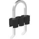 Amphenol Communications Solutions-G800U305032D1EU Steckverbinderleisten und Leiterplattenbuchsen Board mount - Header Plug - Pin Header 2.54mm Pitch U Type,3PIN, Matte Tin,NY6T,Tail 4.18mm,Kink 45 Degrees