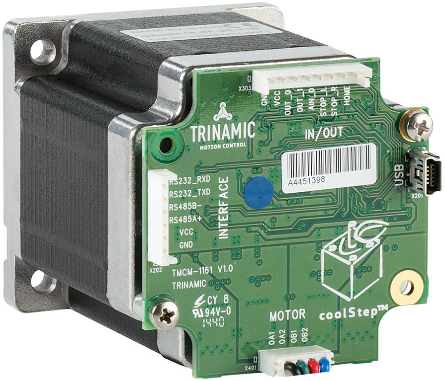 Analog Devices-PD60-3-1161 步进电机 Stepper Motors Hybrid Bipolar Square 24V 2.8A 1.2Ohm 570g.cm² 2.1 1.8° 1Shaft