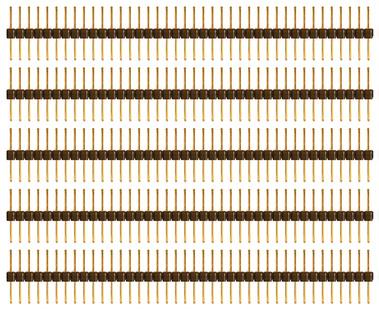 SchmartBoard-920-0102-01 Komponentensätze Conn Unshrouded Header kit HDR 40 POS 2.54mm Solder ST Thru-Hole