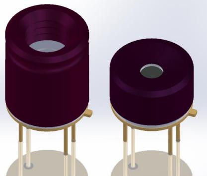 Melexis-MLX90640ESF-BAA-000-SP Spezialsensor 32x24 Pixels IR array Digital Output 3.3V 4-Pin TO-39