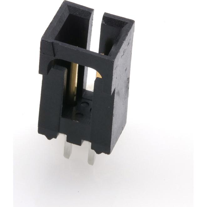 Molex-70543-0106 连接器插头及 PCB 插座 Conn Shrouded Header (4 Sides) HDR 2 POS 2.54mm Solder ST Thru-Hole SL Tube