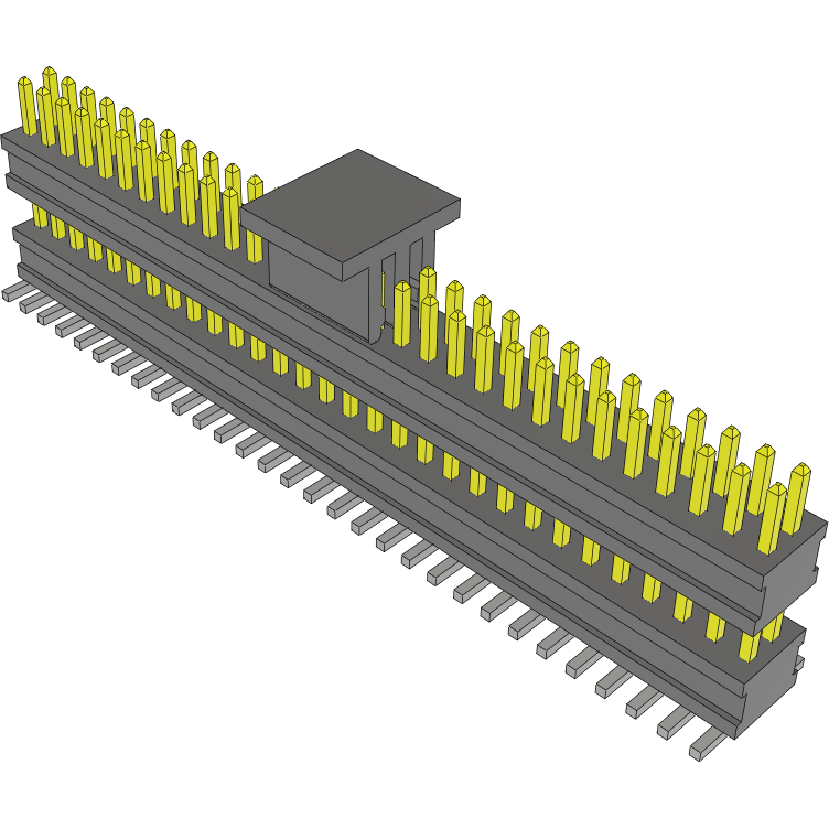Samtec-FW-30-03-L-D-294-100-P-TR Steckverbinderleisten und Leiterplattenbuchsen Conn Board Stacker HDR 60 POS 1.27mm Solder ST Top Entry SMD FLEX STACK™ T/R
