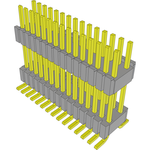 Conn Board Stacker HDR 30 POS 1.27mm Solder ST SMD Tube