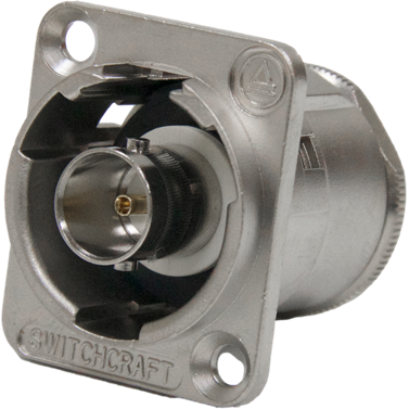 Switchcraft-EHBNCSC Conector RF Conn BNC Solder ST Panel Mount F Nickel