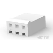 TE Connectivity-647401-3 Einzeladersteckverbinder, Gehäuse Conn Housing RCP 3 POS 3.96mm Crimp ST Cable Mount Natural Package