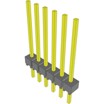 Conn Unshrouded Header HDR 6 POS 2.54mm Solder ST Top Entry Thru-Hole Bulk