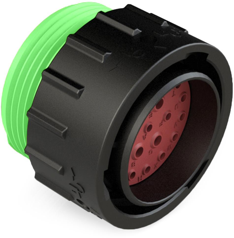 Amphenol-AHDP06-24-21PN-WTA Steckverbinder, rund Conn Circular PIN 21 POS ST Cable Mount 21 Terminal 1 Port Automotive