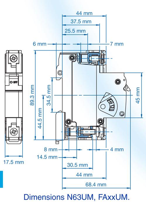 Altech Corporation-N63UM Stromkreisunterbrecher Neutral Pole Circuit Breaker