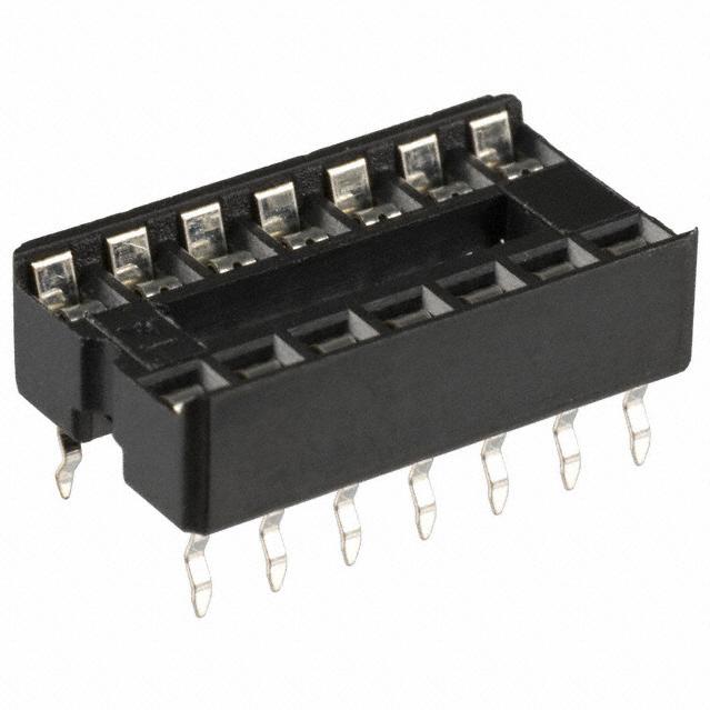 CnC Tech, LLC-245-14-1-03 Connector Socket Conn IC Socket SKT 14 POS 2.54mm Solder ST Thru-Hole