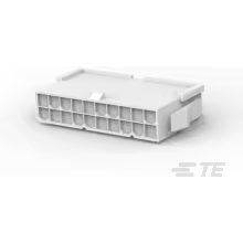 TE Connectivity-2-794953-0 Custodia filo connettore dedicato Conn Housing PL 20 POS 4.2mm Crimp ST Panel Mount Natural Bag