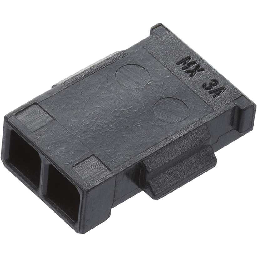 Molex-2121320003 分立接线罩连接器 Conn Housing RCP 3 POS 1mm Crimp ST Cable Mount Black Bag