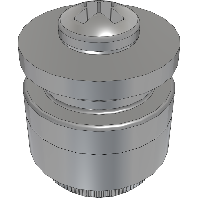Samtec-JSO-0415-01 Distanzhülsen Jack Screw Straight Stainless Steel Bag