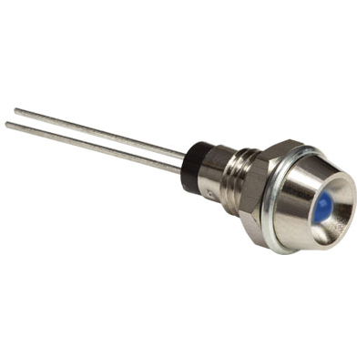 Bivar-MPR3BWD Panel Mount Indicators Standard Metal Panel Mount Indicators, 3mm Blue